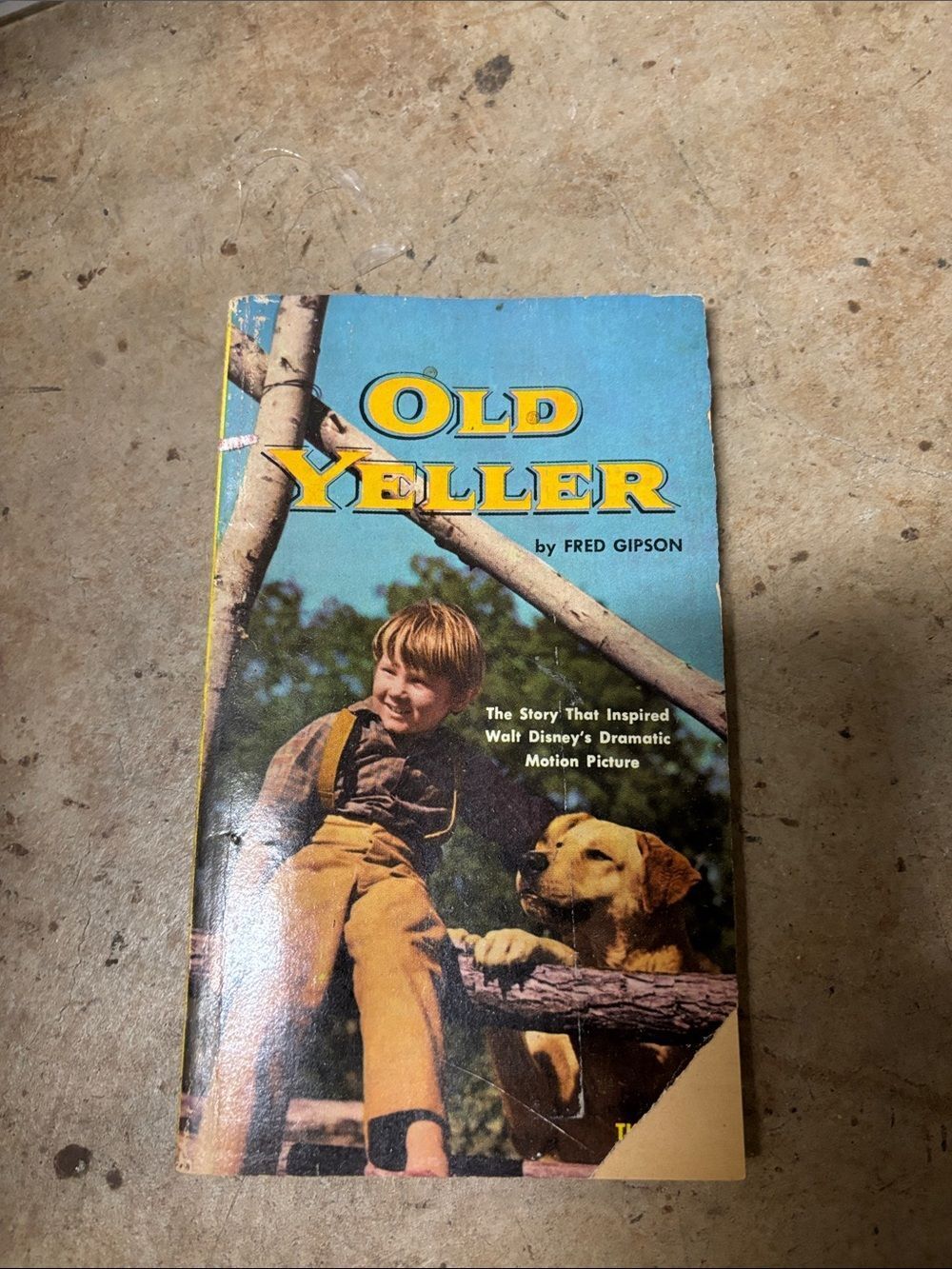 1974 Old Yeller by Fred Gipson Book